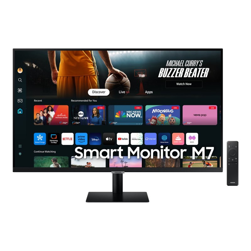 25 - 34" Datorskärm - Samsung S32DM700UU 32" Smart Monitor 4K LED-skärm med WiFi & USB-C 65W PD