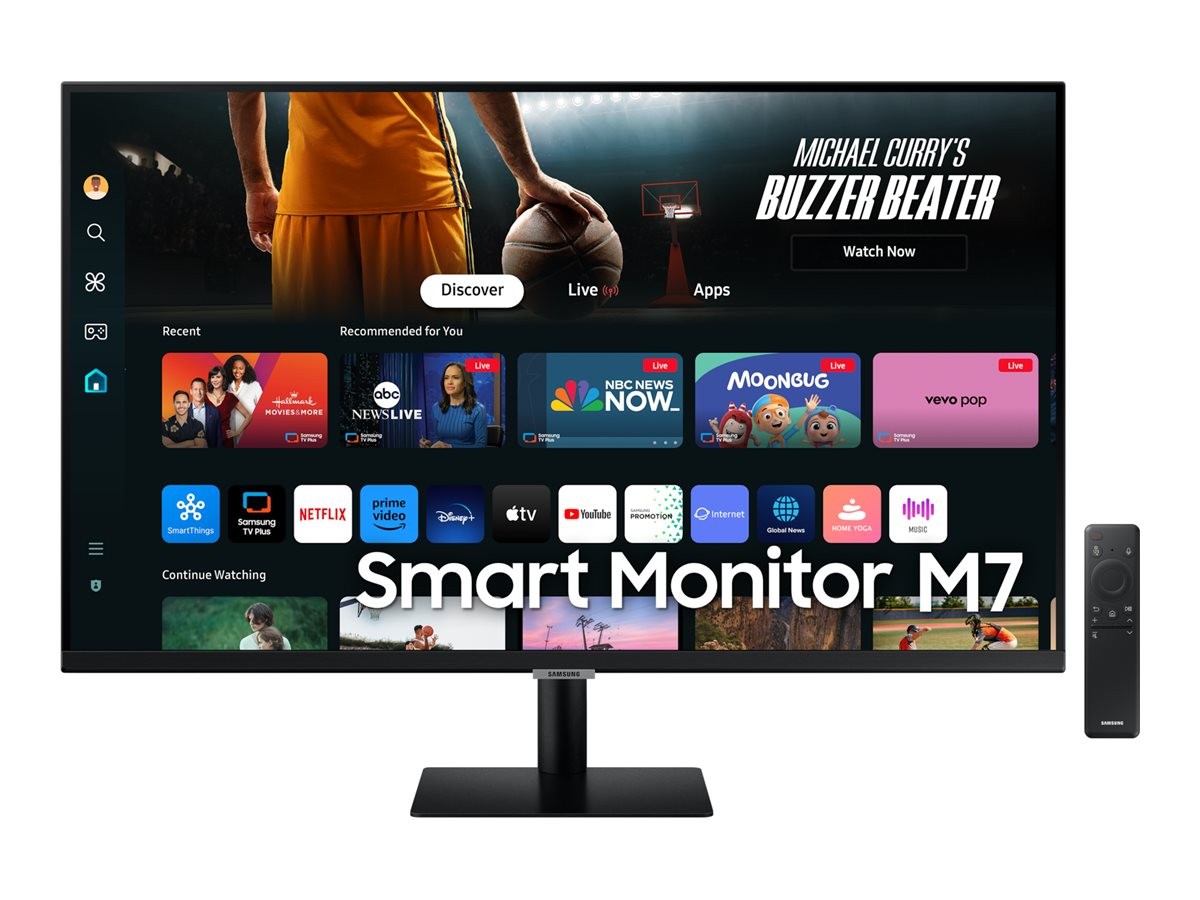 Samsung S32DM700UU 32" Smart Monitor 4K LED-skärm med WiFi och USB-C 65W PD