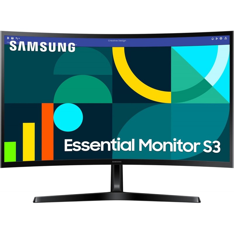 25 - 34" Datorskärm - Samsung S27D366GAU välvd 27" Full HD 100 Hz LED-skärm med VA-panel