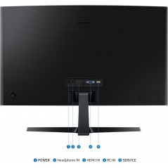 25 - 34" Datorskärm - Samsung S27D366GAU välvd 27" Full HD 100 Hz LED-skärm med VA-panel