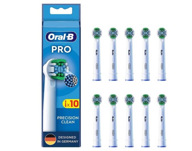 Braun Oral-B Precision Clean 10-pack borsthuvuden till eltandborste