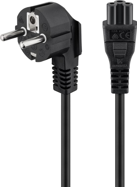 Strömkabel till bärbara datorer 1.5M (Apparatkabel C5) (musse pigg)
