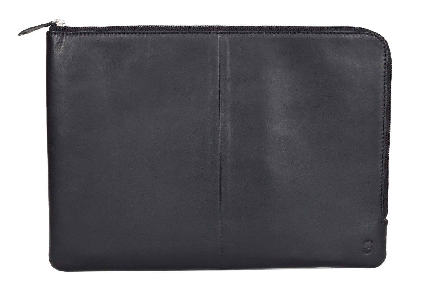 Buffalo handgjort laptopfodral i äkta läder upp till 13" Svart, Brun (Svart)