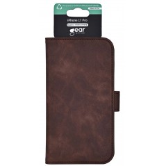 iPhone 17 Pro - Gear Plånboksfodral till iPhone 17 Pro i konstläder, flera färger