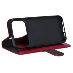 iPhone 17 Pro - Gear Plånboksfodral till iPhone 17 Pro i konstläder, flera färger