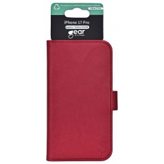 iPhone 17 Pro - Gear Plånboksfodral till iPhone 17 Pro i konstläder, flera färger