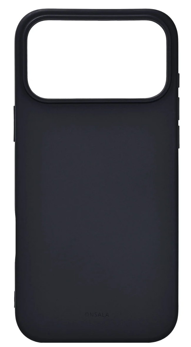 Onsala Mobilskal till iPhone 17 Pro Max med silikonkänsla, flera färger (Svart)