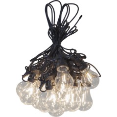 8 meters ljusslinga med 20st LED-lampor i form av glödlampor (fyndvara)