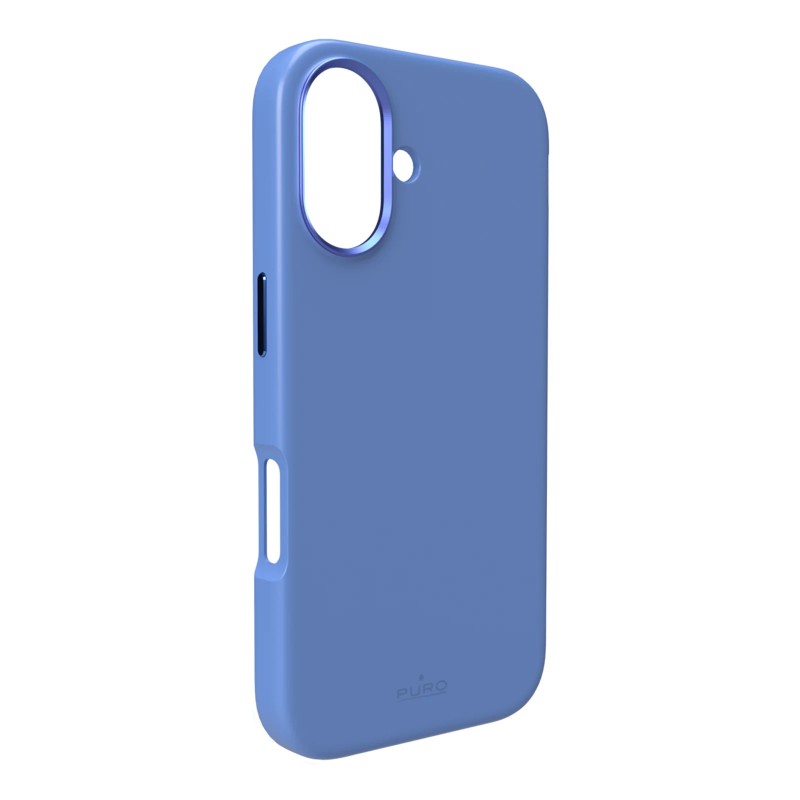 Mobiltillbehör - Puro Icon Mag mobilskal till iPhone 16 med stöd för MagSafe Blue