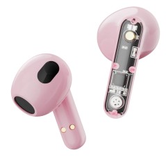 Streetz T150 True Wireless in-ear headset rosa/transparent