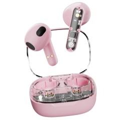 Streetz T150 True Wireless in-ear headset rosa/transparent