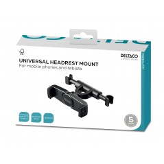 Mobilhållare - Deltaco nackstödshållare till surfplattor eller mobiltelefon