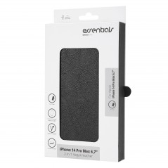 Skal och fodral - Essentials plånboksfodral med avtagbart skal till iPhone 14 Pro Max