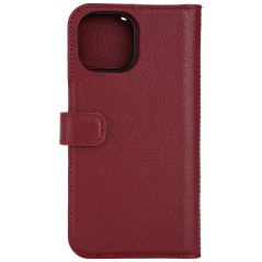 Essentials 2-i-1 plånboksfodral till iPhone 13/14/15 i äkta läder