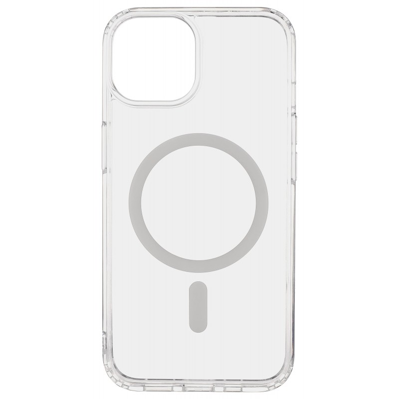 Fodral och skal - Essentials Clear Mag Case skyddande skal till iPhone 13/14/15 med MagSafe-stöd