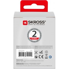 Resetillbehör - Skross reseadapter för anslutning av världen till EU