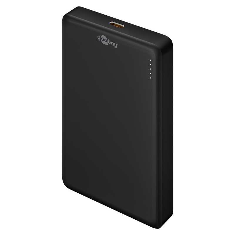 Portabla batterier - Goobay powerbank 20W, 10000 mAh med 15W trådlös laddning, MagSafe