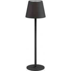 Utomhusbelysning - Laddningsbar varmvit bordslampa för inom- och utomhusbruk, dimbar (svart/vit)