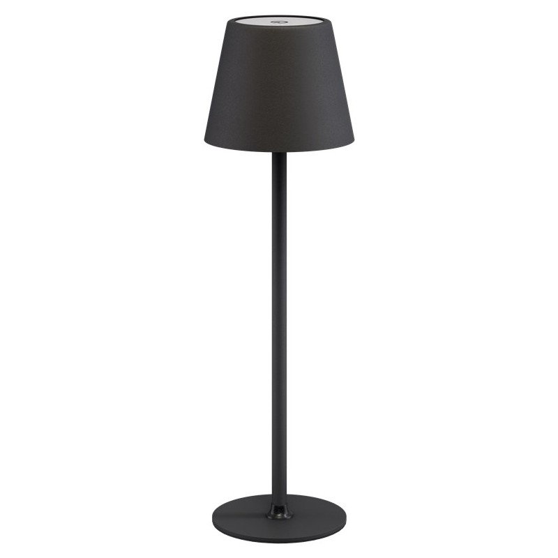 Utomhusbelysning - Laddningsbar varmvit bordslampa för inom- och utomhusbruk, dimbar (svart/vit)