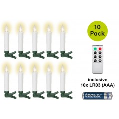 Goobay trådlös julgransbelysning med 10st LED-lampor inkl batterier