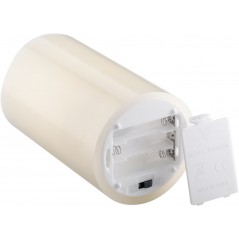 LED-ljus - Set med 3 LED-ljus med äkta vax och realistisk låga