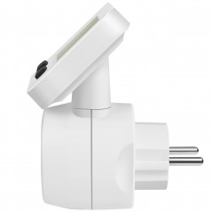 El & kablar - LogiLink energimätare med kostnadsberäkning, roterbar display