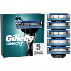 Gillette Mach3 Rakblad Refill, 5st