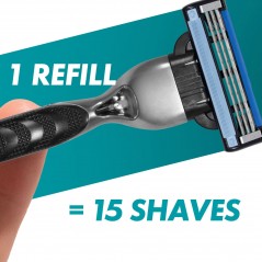 Personvård - Gillette Mach3 Rakblad Refill, 5st