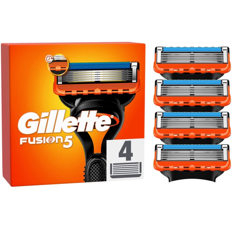 Personvård - Gillette Fusion Rakblad Refill, 4st