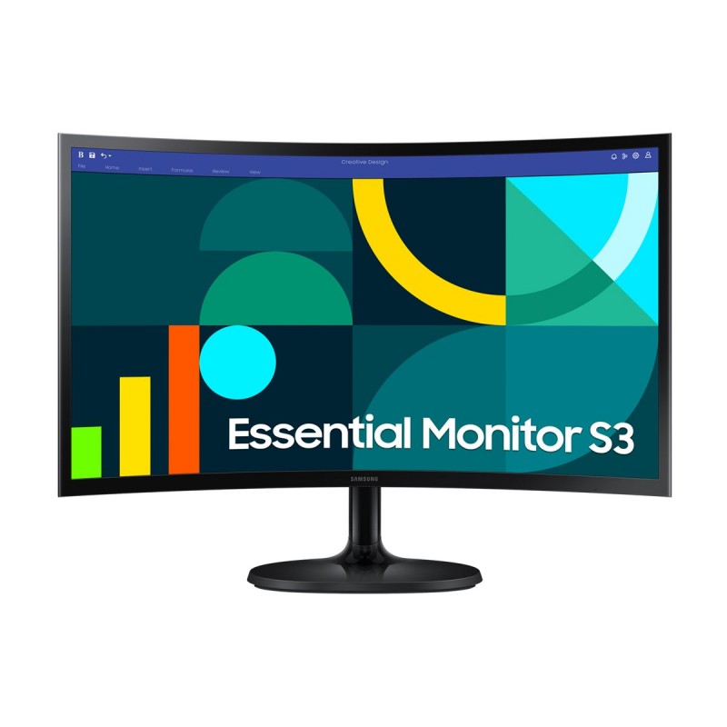 15 - 24" Datorskärm - Samsung S24D360GAU välvd 24" Full HD 100 Hz LED-skärm med VA-panel