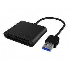 Icy Box minneskortläsare USB 3.0 med stöd för SD, microSD och CompactFlash