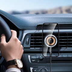 Mobilhållare - Dudao bilhållare med Magsafe för iPhone med inbyggd trådlös laddning