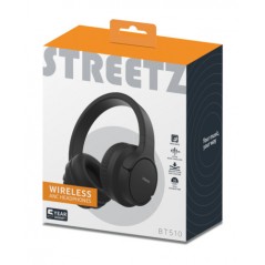 Trådlösa hörlurar - Streetz BT510 Bluetooth-hörlurar med aktiv brusreducering
