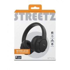 Trådlösa hörlurar - Streetz BT510 Bluetooth-hörlurar med aktiv brusreducering