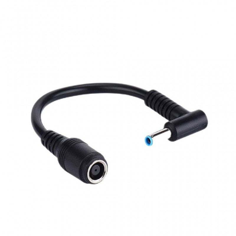 HP laddare - Vinklad HP konverteringskabel HP BlackTip 7.4x5.0 mm till HP Bluetip 4.5x3.0 mm max 230W