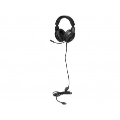 USB-gamingheadset till PC - Mission SG gamingheadset med USB-anslutning och RGB-belysning