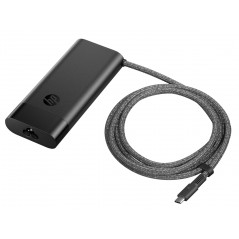 USB-C Laddare - HP 100W USB-C datorladdare med 10W USB-port, AC-adapter med strömkabel
