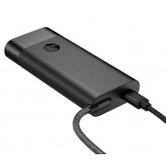 USB-C Laddare - HP 100W USB-C datorladdare med 10W USB-port, AC-adapter med strömkabel