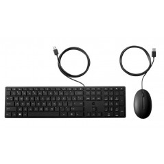HP 320MK paket med kompakt USB-tangentbord och mus
