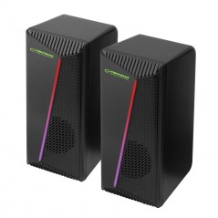 Esperanza datorhögtalare med belysning och 3.5 mm + USB-ström