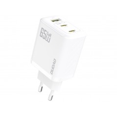Dudao 65 Watt AC-adapter väggladdare med 2x USB-C och 1x USB