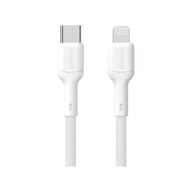 Datortillbehör - Dudao flätad USB-C till Lightning-kabel 1 meter med stöd för 30 Watt