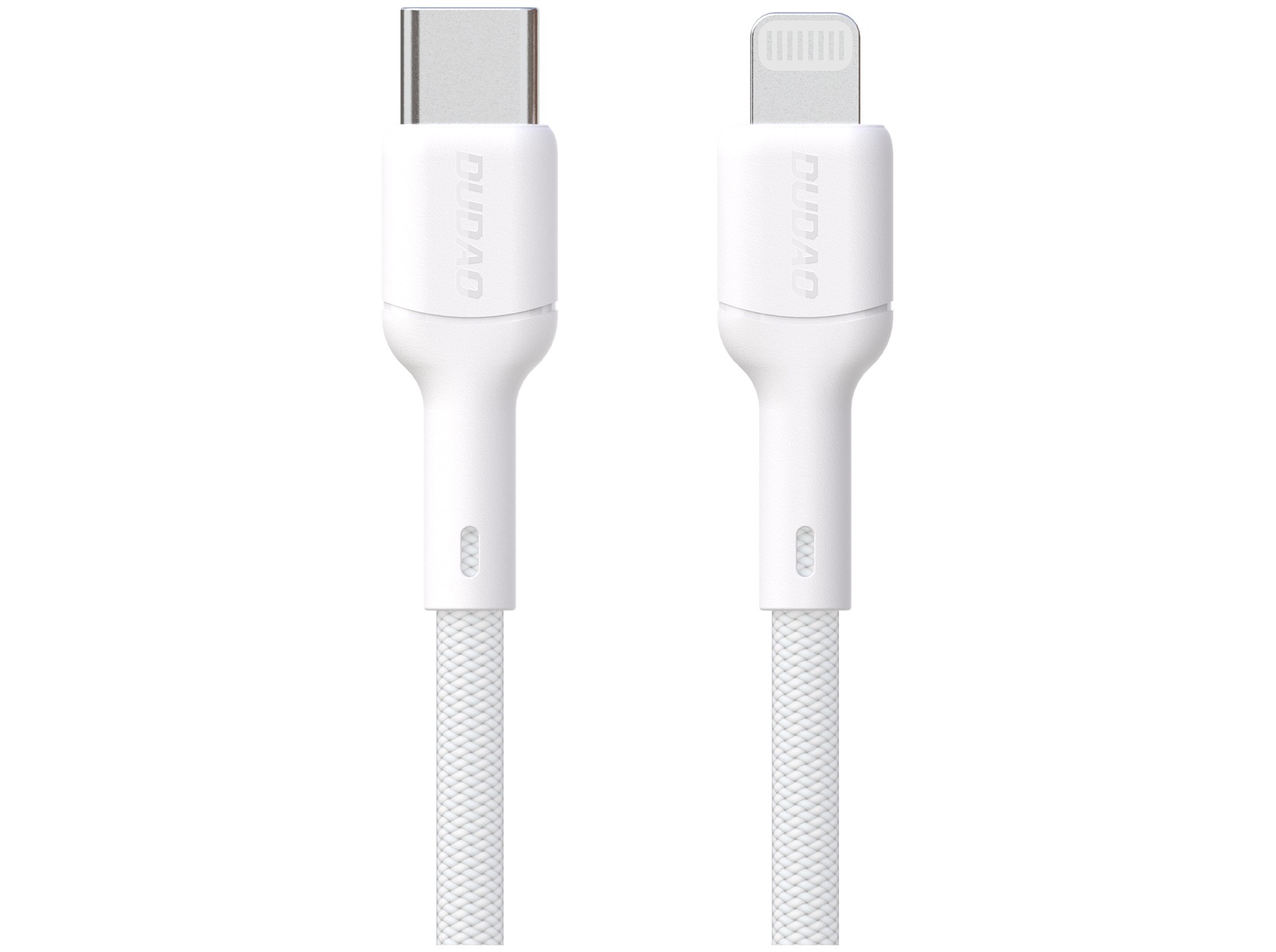 Dudao flätad USB-C till Lightning-kabel 1 meter med stöd för 30 Watt
