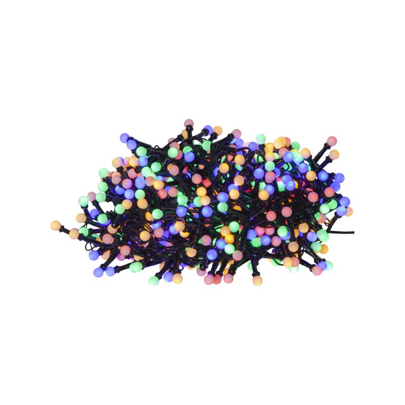 Ljusslinga - 14 meters ljusslinga för utomhusbruk med 700st färgade LED-lampor