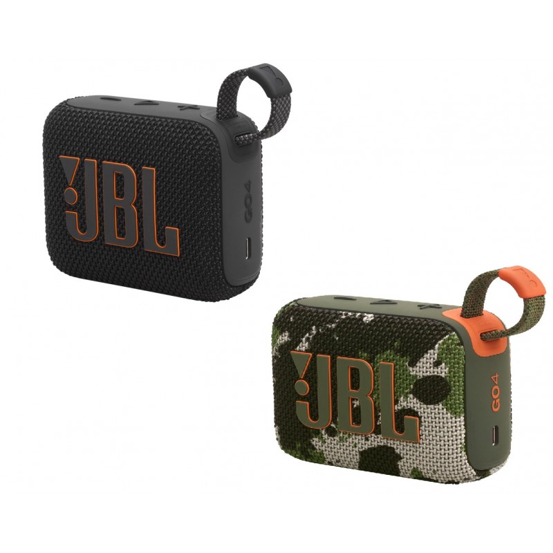 Portabla högtalare - JBL Go 4 Portabel Bluetooth Högtalare (svart/camo)