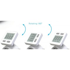 El & kablar - Nordic Quality energimätare med kostnadsberäkning och roterbar display