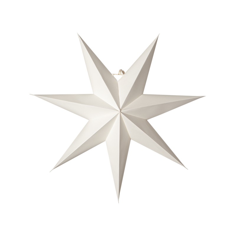 Julsaker och julpynt - Adventsstjärna / julstjärna i papper 45 cm