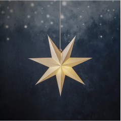 Adventsstjärna / julstjärna i papper 45 cm