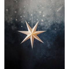 Adventsstjärna / julstjärna i papper 75 cm