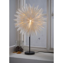 Adventsstjärna / julstjärna på fot med 60 cm höjd och E14-sockel